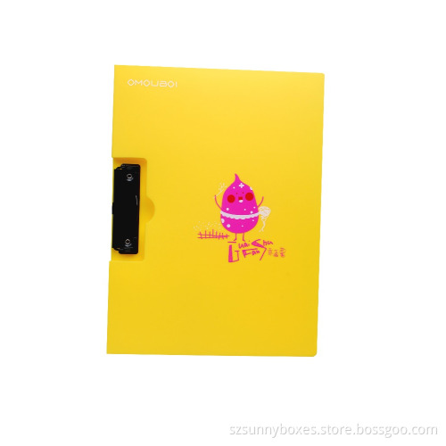 2016 new product PP plastic office stationery file folder